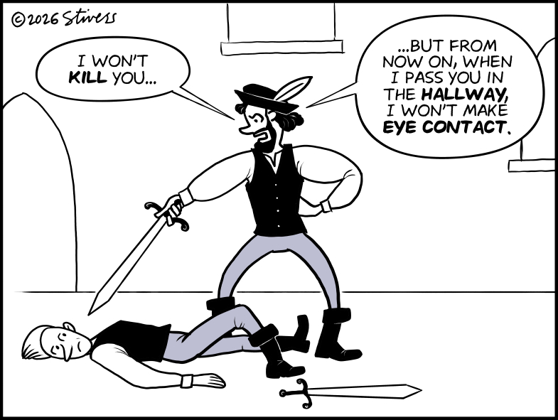 I won’t kill you